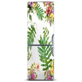 magnes-magnes-na-lodowke-tropikalne-kwiaty-60x180