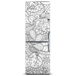 magnes-magnetyczna-lodowke-tlo-zentangle-60x180