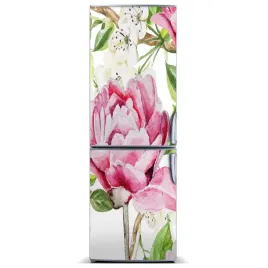 magnes-fototapety-na-lodowke-piwonia-60x180