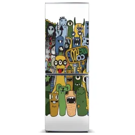 tapeta-na-lodowke-do-kuchni-szalone-potwory-60x180