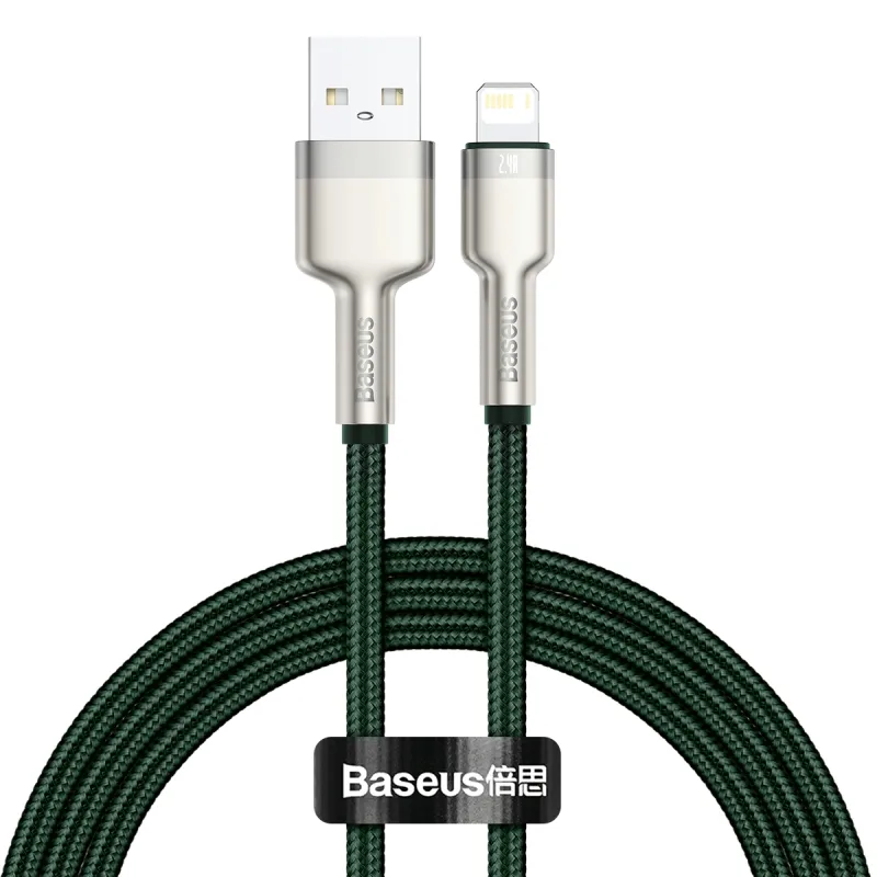 kabel-usb-do-lightning-baseus-cafule-2-4a-1m-zielony-stan-nowy