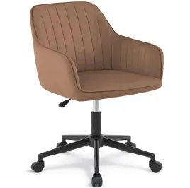 krzeslo-biurowe-maria3-velvet-pasy-ceglane-fotel-obrotowy-do-gabinetu