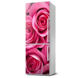 foto-magnes-na-lodowke-rozowe-roze-60x180