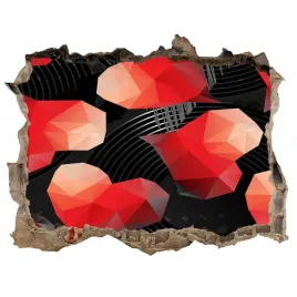 fotoobraz-dziura-na-sciane-geometryczne-serca