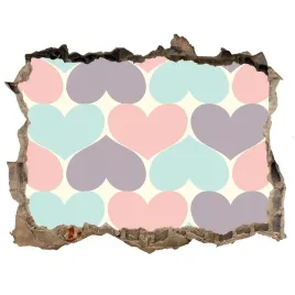 fotoobraz-dziura-na-sciane-kolorowe-serca-168x113