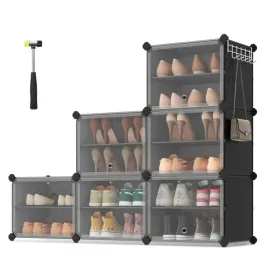 funkcjonalny-modulowy-organizer-na-buty-6-x-pojemnik-z-drzwiczkami-czarny