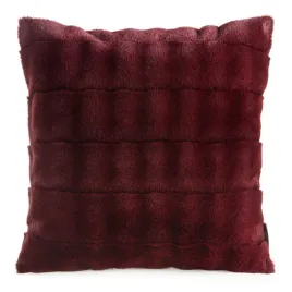 poszewka-na-jaska-poduszke-rabid-45x45-futerko-glamour-prazki-bordowa