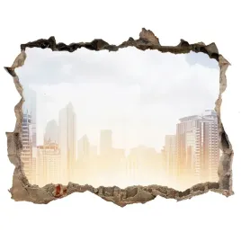 fototapeta-dziura-na-sciane-3d-drapacze-chmur