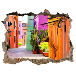 fototapeta-dziura-na-sciane-3d-kolorowe-uliczki