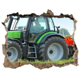foto-zdjecie-dziura-na-sciane-traktor-na-polu