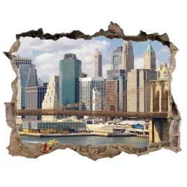 fototapeta-dziura-na-sciane-3d-manhattan-nowy-jork