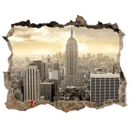 fototapeta-dziura-na-sciane-3d-manhattan-nowy-jork