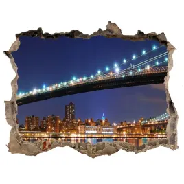 fototapeta-dziura-na-sciane-3d-manhattan-nowy-jork