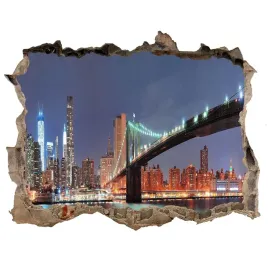 fototapeta-dziura-na-sciane-3d-manhattan-nowy-jork