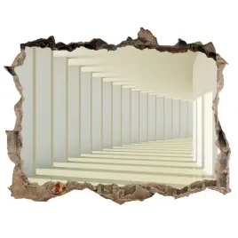 fototapeta-dziura-na-sciane-3d-naklejka-korytarz