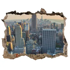 fototapeta-dziura-na-sciane-3d-manhattan-nowy-jork