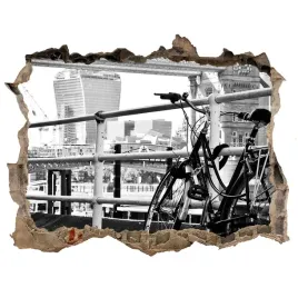 fototapeta-dziura-na-sciane-3d-rower-w-londynie