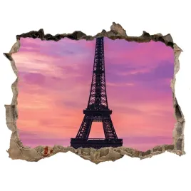 fototapeta-dziura-na-sciane-3d-wieza-eiffla-paryz