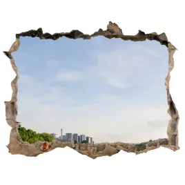 fototapeta-dziura-na-sciane-3d-wieza-eiffla-paryz