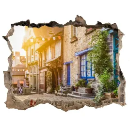 fototapeta-dziura-na-sciane-3d-urokliwa-uliczka