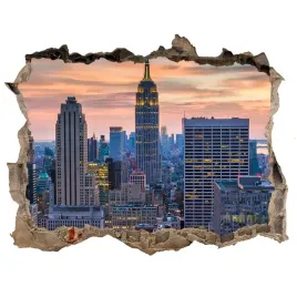 fototapeta-dziura-na-sciane-3d-manhattan-nowy-jork