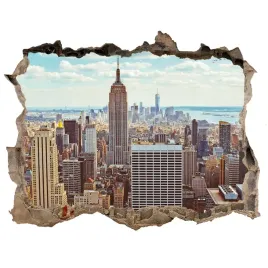 fototapeta-dziura-na-sciane-3d-nowy-jork-lot-ptaka