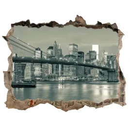 fototapeta-dziura-na-sciane-manhattan-nowy-jork