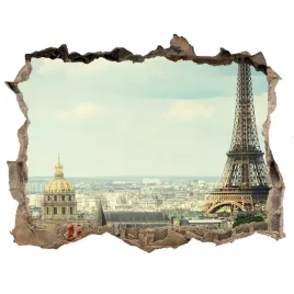 fototapeta-dziura-na-sciane-3d-wieza-eiffla-paryz