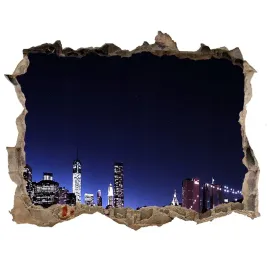 fototapeta-dziura-na-sciane-3d-most-brooklinski