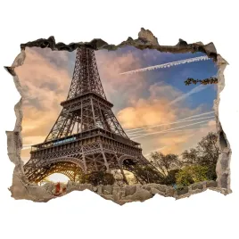 fototapeta-dziura-na-sciane-3d-wieza-eiffla-paryz