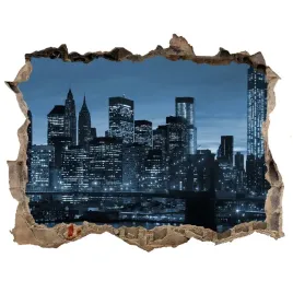fototapeta-dziura-na-sciane-3d-nowy-jork-noca