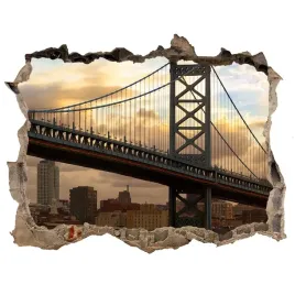 fototapeta-dziura-na-sciane-3d-most-philadelphia