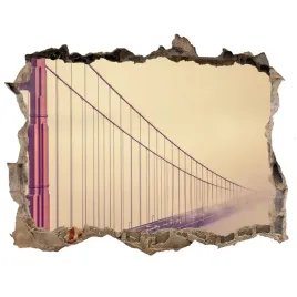 fototapeta-dziura-na-sciane-3d-most-san-francisco