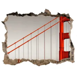 fototapeta-dziura-na-sciane-3d-most-san-francisco
