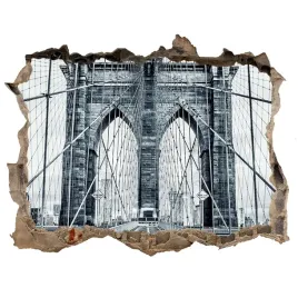 fototapeta-dziura-na-sciane-3d-most-brooklinski