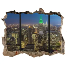 fototapeta-dziura-na-sciane-3d-nowy-jork-noca