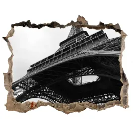 fototapeta-dziura-na-sciane-wieza-eiffla-paryz