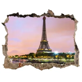 fototapeta-dziura-na-sciane-3d-wieza-eiffla-paryz