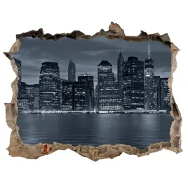 fototapeta-dziura-na-sciane-3d-nowy-jork-noca