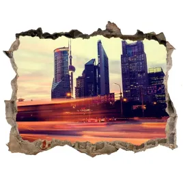 fototapeta-dziura-scienna-3d-szanghaj-noca-168x113