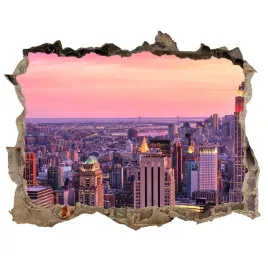 fototapeta-dziura-na-sciane-3d-nowy-jork-zachod