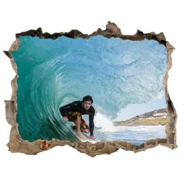 fototapeta-dziura-na-sciane-3d-surfer-na-fali