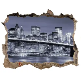 fototapeta-dziura-na-sciane-manhattan-nowy-jork