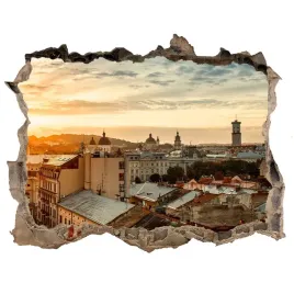 fototapeta-dziura-na-sciane-3d-wschod-slonca-lwow