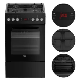 kuchnia-gazowo-elektryczna-beko-fsm52331dbds-czarna-50-cm