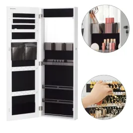 szafka-na-bizuterie-z-lustrem-wiszaca-organizer-na-drzwi-sciane-108cm-biala