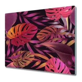 deska-kuchenna-ze-szkla-fioletowa-dzungla-60x52-cm