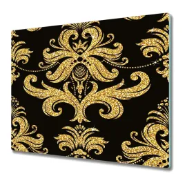 deska-kuchenna-szklana-zloty-ornament-60x52-cm