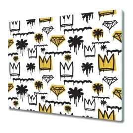 deska-kuchenna-szklana-korony-i-diamenty-60x52-cm