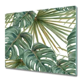 deska-kuchenna-szklo-egzotyczne-rosliny-60x52-cm